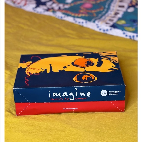 John Lennon Imagine There’s No Hunger Throw - Picture 2 of 5